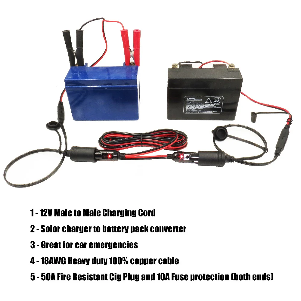MP69000 Male to Male Cigarette Lighter Plug Cable-10FT - Image 8