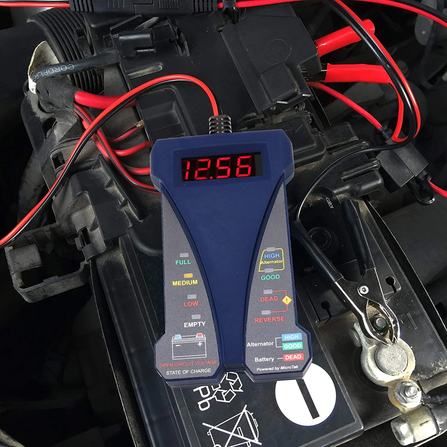 MP0514B 12V Digital Battery Tester -Dark Blue - Image 4
