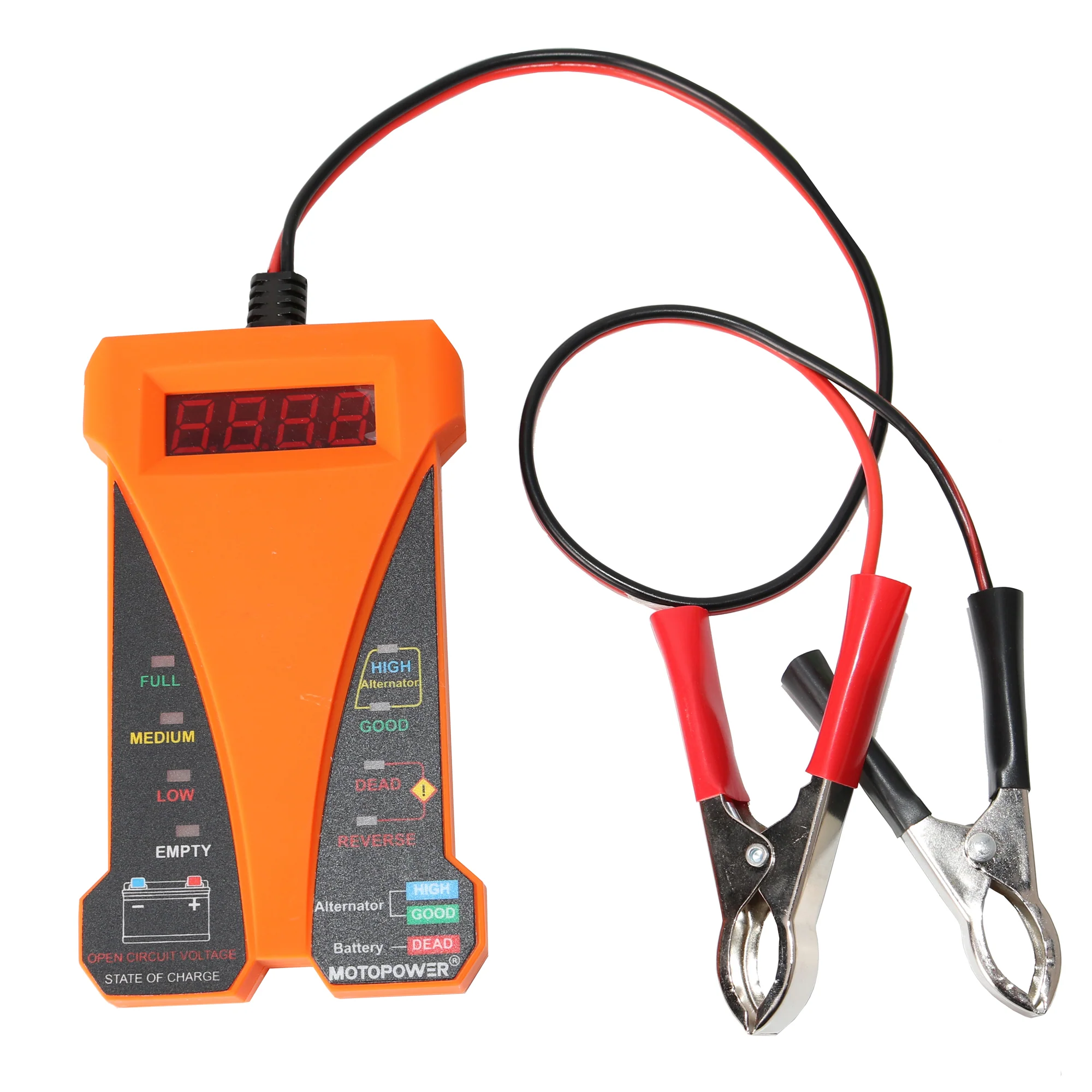 MP0514D 12V Digital Battery Tester-Orange - Image 6