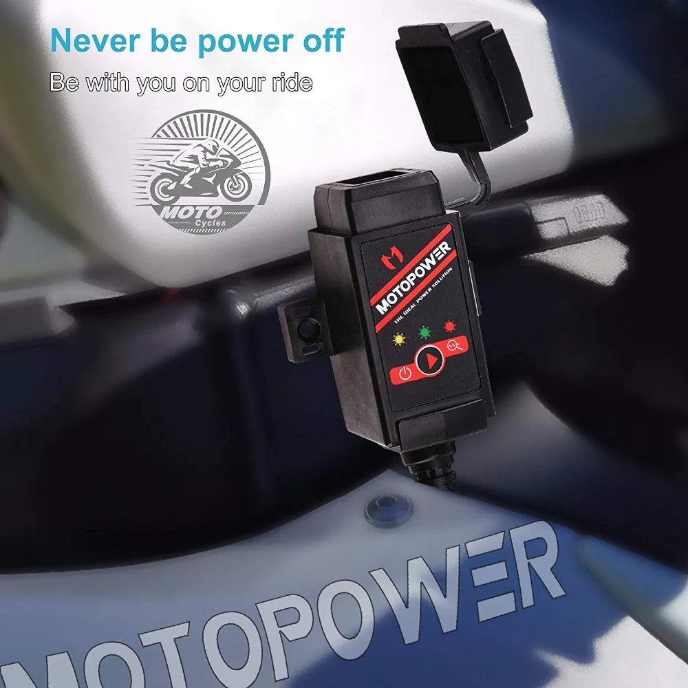 MP0608 Motorcycle Dual USB Charger Kit 3.1Amp - Image 7