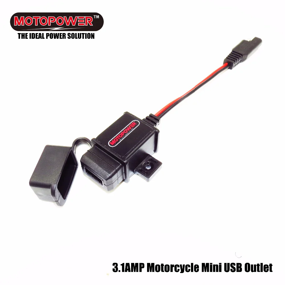 MOTOPOWER MP0609A 3.1Amp Motorcycle USB Charger Kit SAE to USB Adapter - Image 15