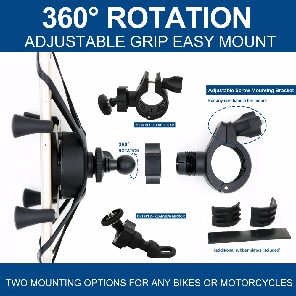 MP0609B Motorcycle Cell Phone Mount - Image 5