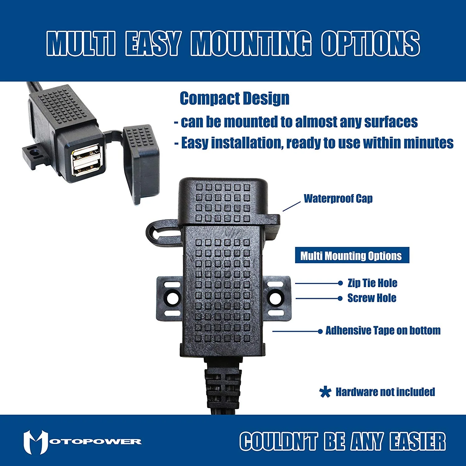 MP0609C 3.1Amp Waterproof Dual USB Charger - Image 3