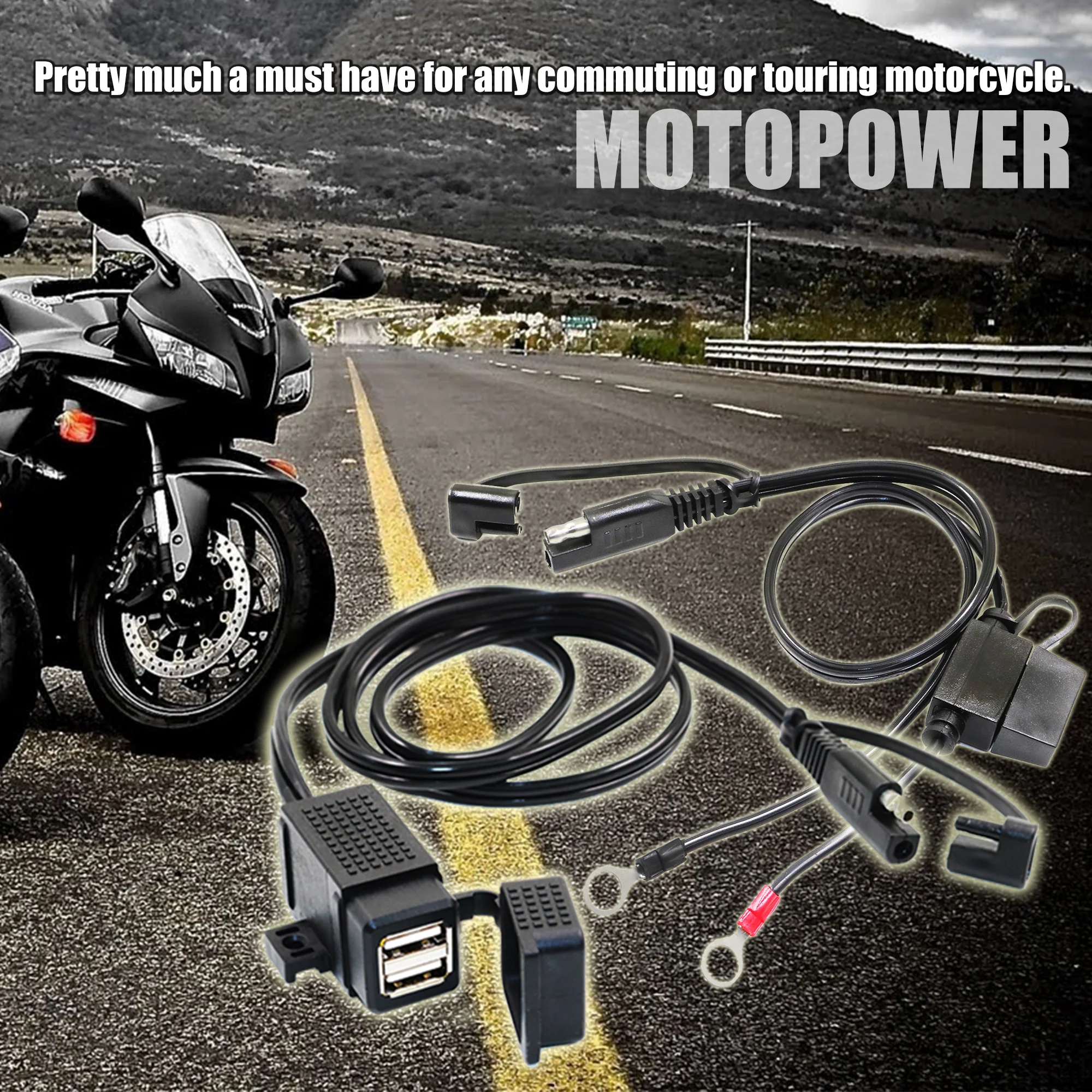 MP0609EA 3.1Amp Waterproof Dual USB Charger Kit - Image 5