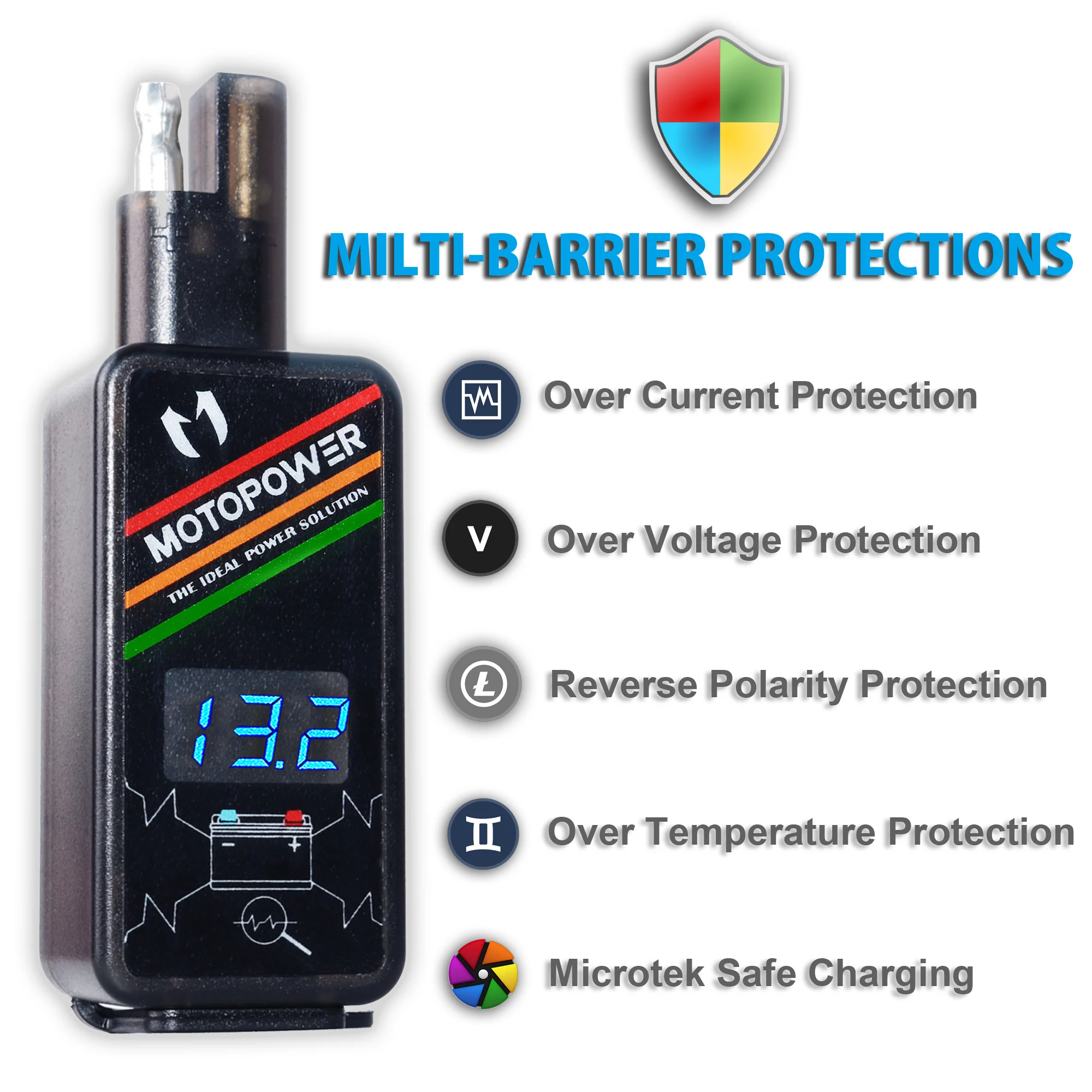 MP0620 4.2Amp Dual USB Charger LED Display - Image 3