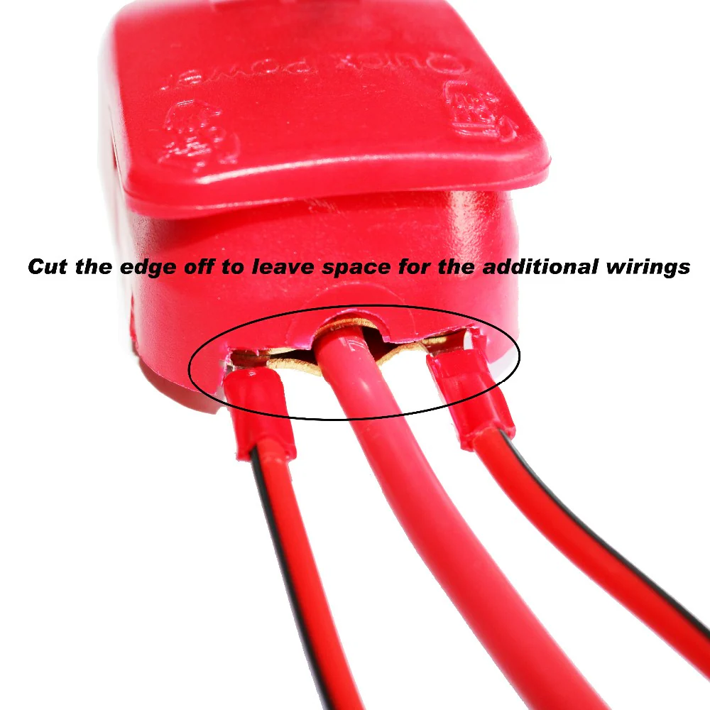 MP69011 Battery Connectors  Red & Black - Image 5