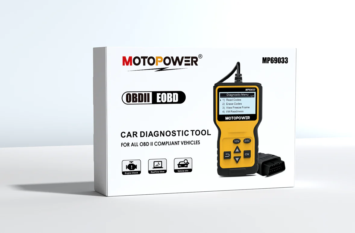 MOTOPOWER MP69033 OBD2 Scanner Universal Car Engine Fault Code Reader, CAN Diagnostic Scan Tool for All OBD II Protocol Cars - Image 16