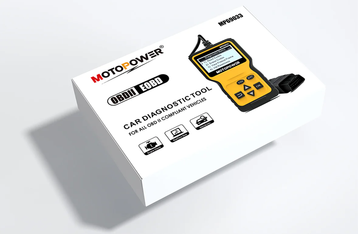 MOTOPOWER MP69033 OBD2 Scanner Universal Car Engine Fault Code Reader, CAN Diagnostic Scan Tool for All OBD II Protocol Cars - Image 17