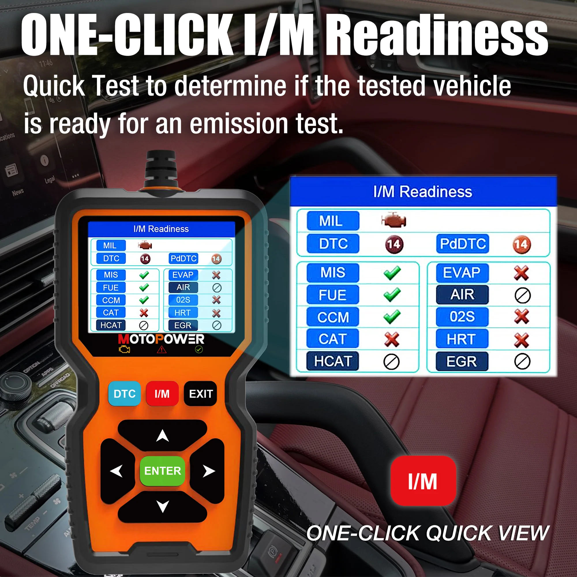 MOTOPOWER MP69039 Car OBD2 Scanner Code Reader Engine Fault Code Reader Scanner CAN Diagnostic Scan Tool Advanced Edition - Image 4