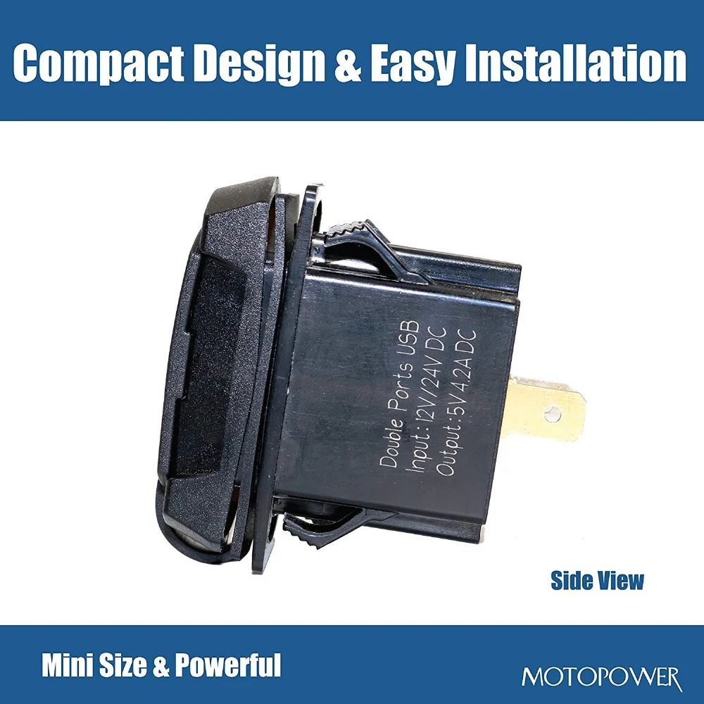 MP0612A 4.2Amp Dual USB Charger With LED Display - Image 5