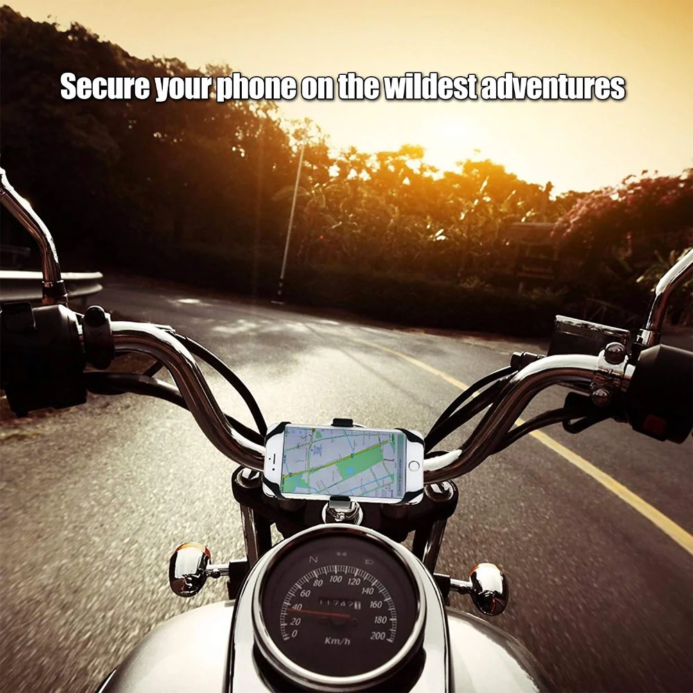 MP0616A Universal Motorcycle Phone Mount -BLACK - Image 7